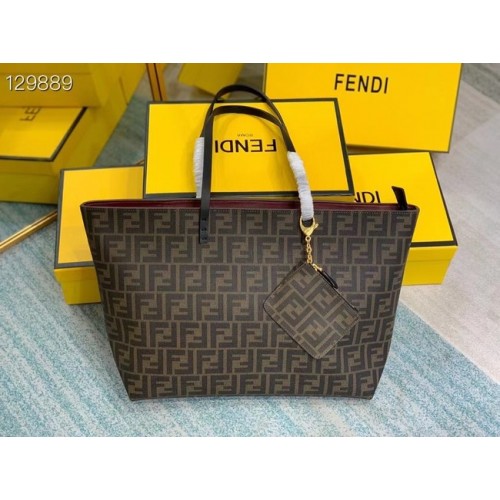 Чанта от плат FENDI 69555 Бордо