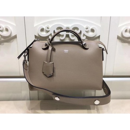 Чанта Fendi BY THE WAY оригинална от телешка кожа F21790 сива
