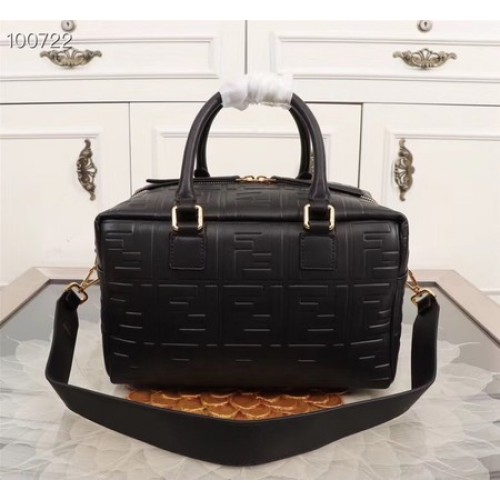 Чанта Fendi Boston 8BL141A черна