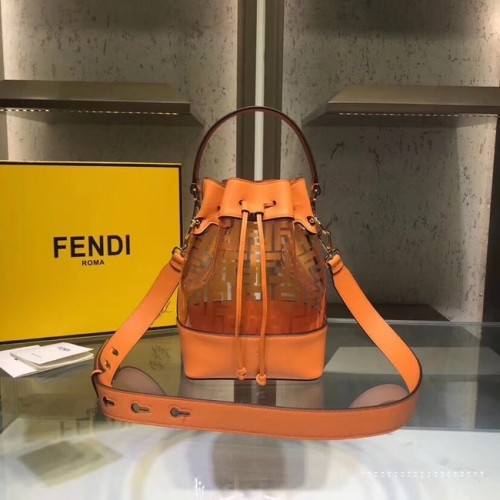 Мини чанта Fendi MON TRESOR PU 8BS010 кафява