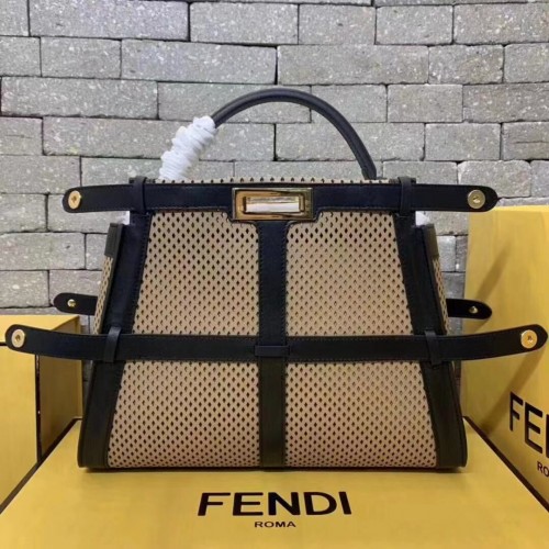 Fendi Original Leather FD6358 Кафяв и черен