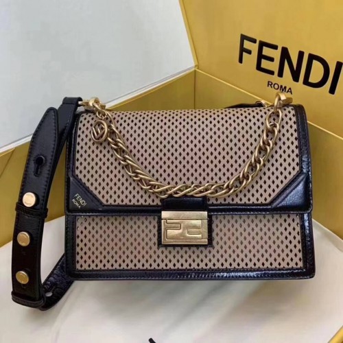 Fendi Original Leather FD6359 Кафяв и черен