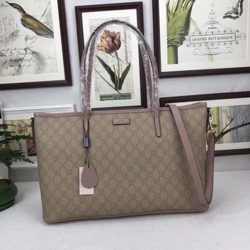 Чанта Gucci GG Supreme Canvas Tote 353437 Розова
