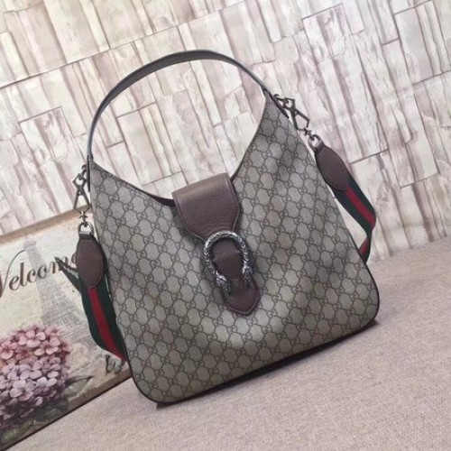Чанта хобо Gucci Dionysus Medium GG 446687 кафява