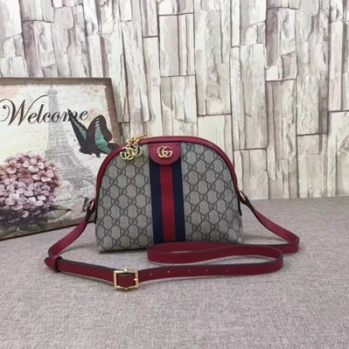 Малка чанта за през рамо Gucci Ophidia 499621 Червена