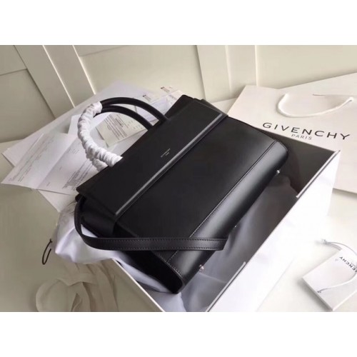 Кожена чанта за рамо GIVENCHY Horizon 95828 черна