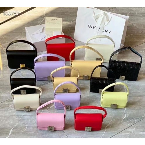 Оригинална кожена чанта за рамо GIVENCHY 1863 Черна