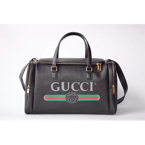 Чанта за пътуване GUCCI GG Soho Leather Supreme 547837 черна