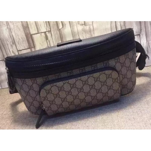 Чанта за колан GUCCI GG Supreme 406372 Черна