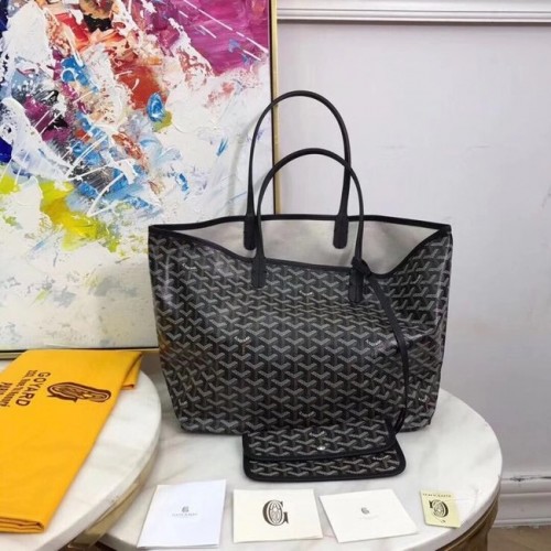 Чанта тип „тоут“ от телешка кожа Goyard 20207 черна