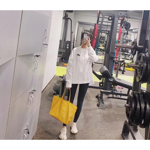 Чанта от телешка кожа Goyard 6783 жълта