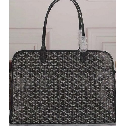 Чанта от телешка кожа Goyard G5896 черна
