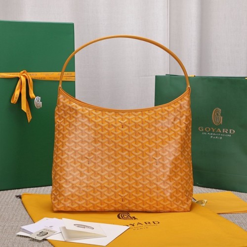 Чанта хобо от телешка кожа Goyard G9983 жълта