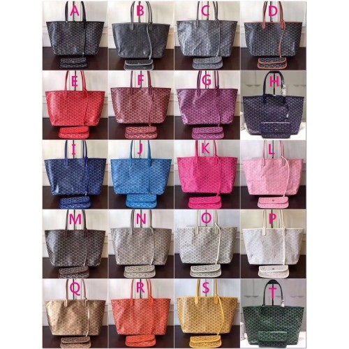 Чанта тип „тоут“ от телешка кожа Goyard Y Doodling 7902