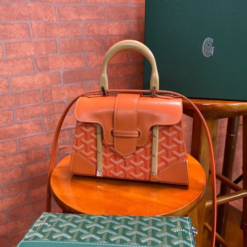 Мъжка чанта Goyard mini saigon 55632 Orange