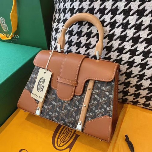 Мини чанта Goyard Saigon 55632 кафява