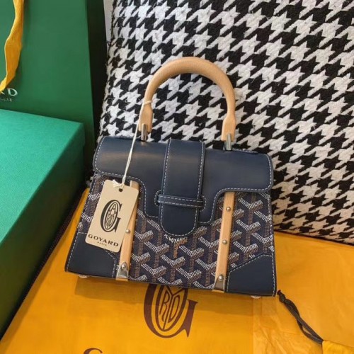 Мъжка чанта Goyard mini saigon 55632 тъмно синьо