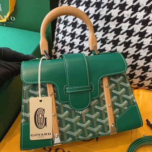 Мъжка чанта Goyard mini saigon 55632 зелена