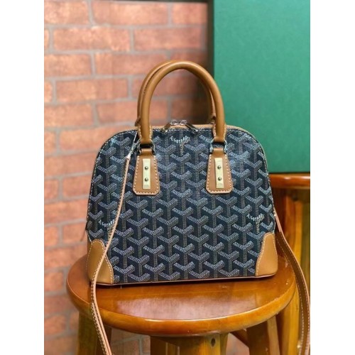 Goyard vendome tote bag 20209 синьо и кафяво