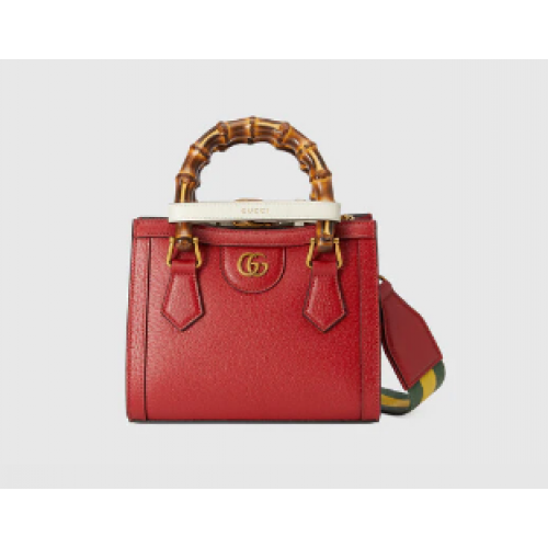 Мини чанта Gucci Diana 702732 червена