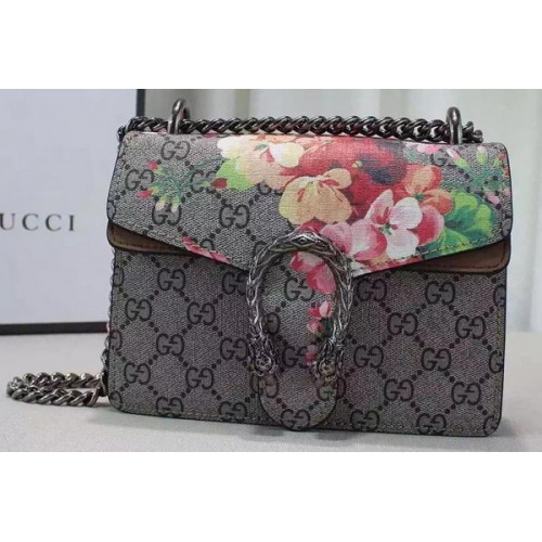 Мини чанта за през рамо Gucci Dionysus Blooms 421970 Кайсия