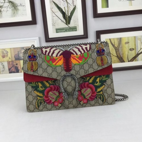 Средно голяма чанта за рамо Gucci Dionysus 403348