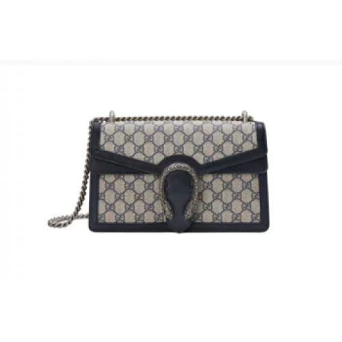 Малка чанта за рамо Gucci Dionysus GG 400249 Синя