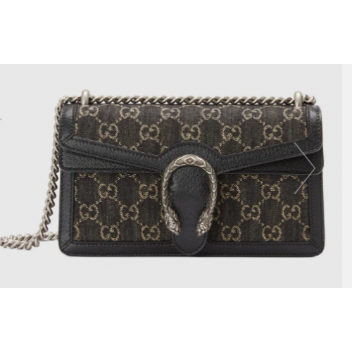 Малка чанта през рамо Gucci Dionysus GG 499623 Черна