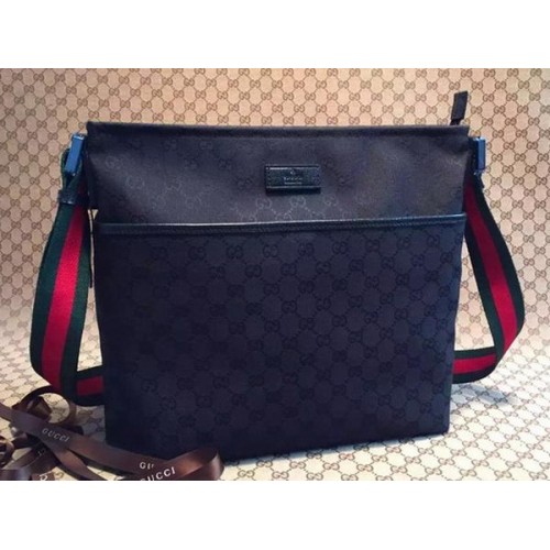Чанта Gucci GG Canvas Medium Messenger 189751 Черна