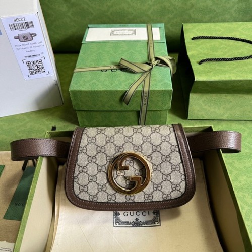 Чанта за колан Gucci GG Marmont 703807 кафява