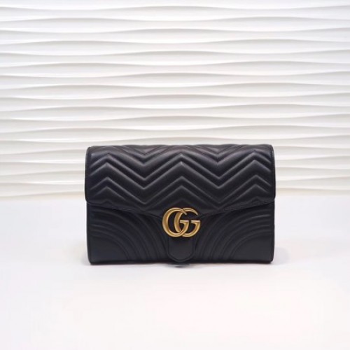 Чанта Gucci GG Marmont 498079 черна
