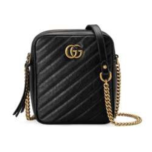 Мини чанта за рамо Gucci GG Marmont 550155 ЧЕРНА