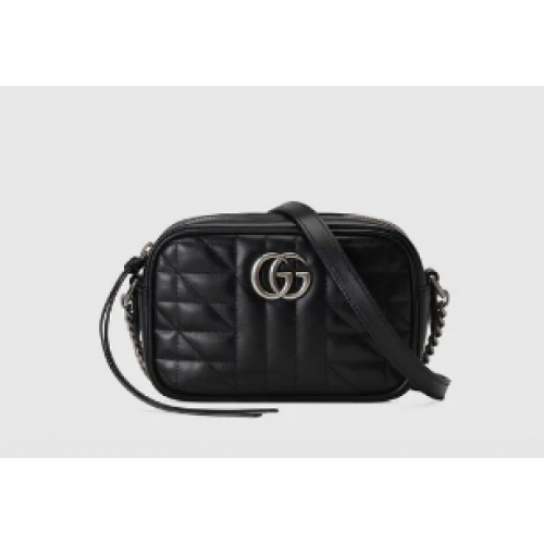 Мини чанта за рамо Gucci GG Marmont 634936 черна