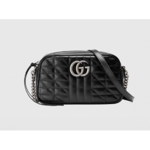 Малка чанта за рамо Gucci GG Marmont 447632 черна