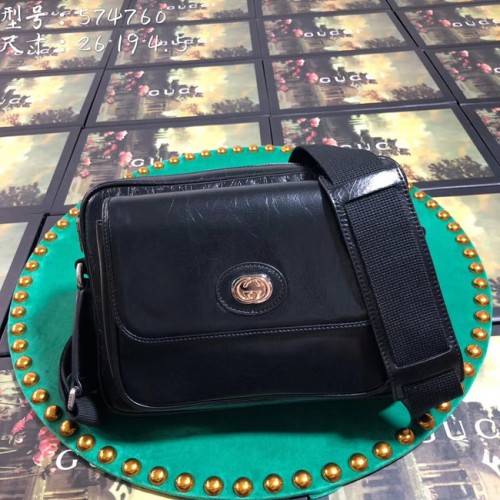 Чанта през рамо Gucci GG Original Leather 574760 черна