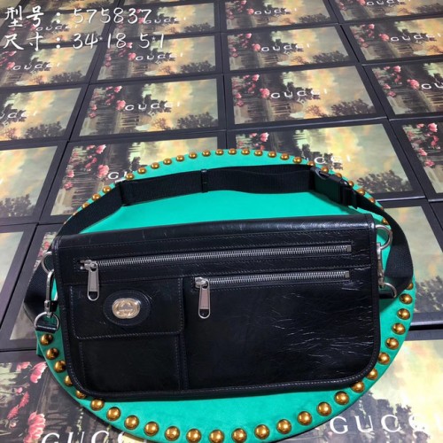 Чанта през рамо Gucci GG Original Leather 575837 черна