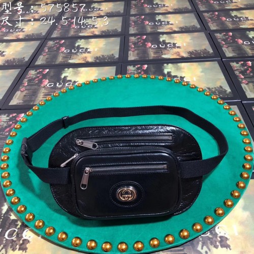 Чанта за колан Gucci GG Original Leather 575857 черна