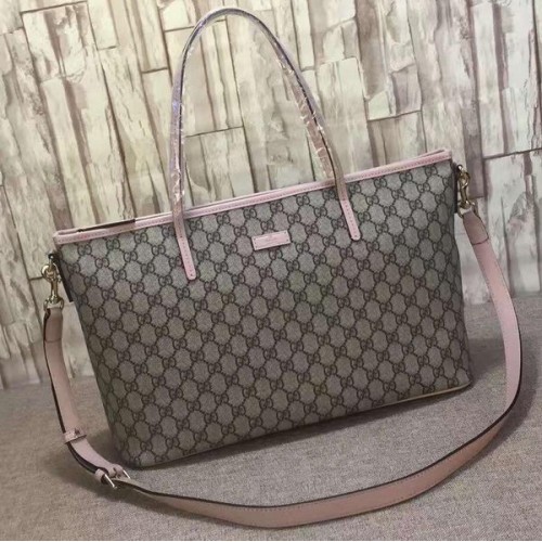 Чанта Gucci GG Supreme Canvas Tote 353440 Розова