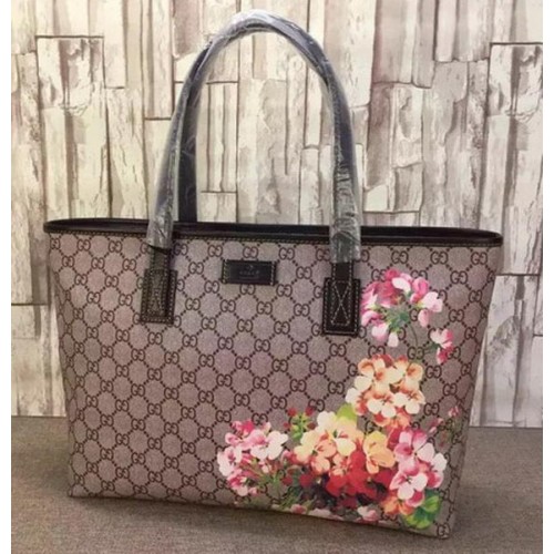 Чанта Gucci GG Supreme Canvas Tote 211137 Sakura
