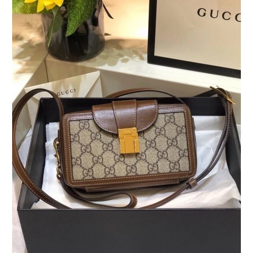 Мини чанта Gucci Horsebit 1955 614368 кафява