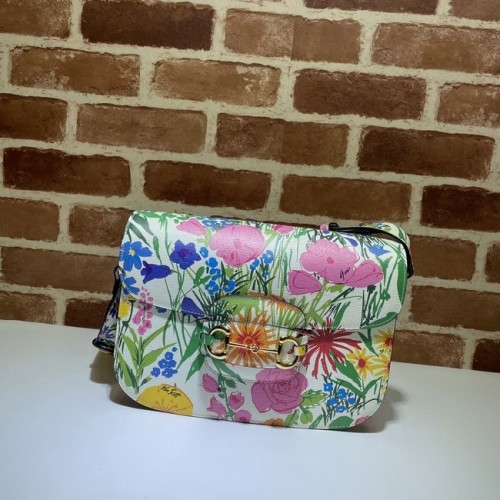 Чанта за рамо Gucci Horsebit 1955 602204 от кожа