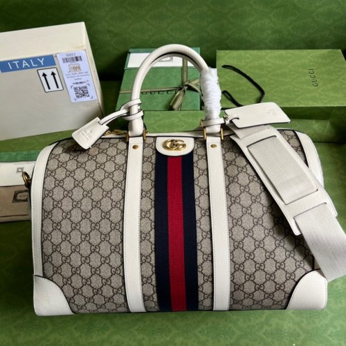 Голяма пътна чанта Gucci Jumbo GG 696039 бяла