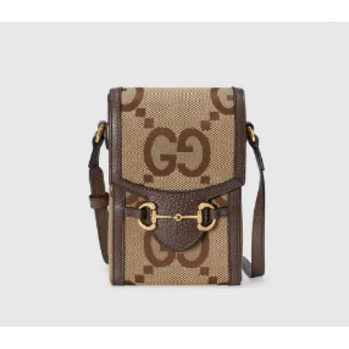 Мини чанта Gucci Jumbo GG 625615 кафява
