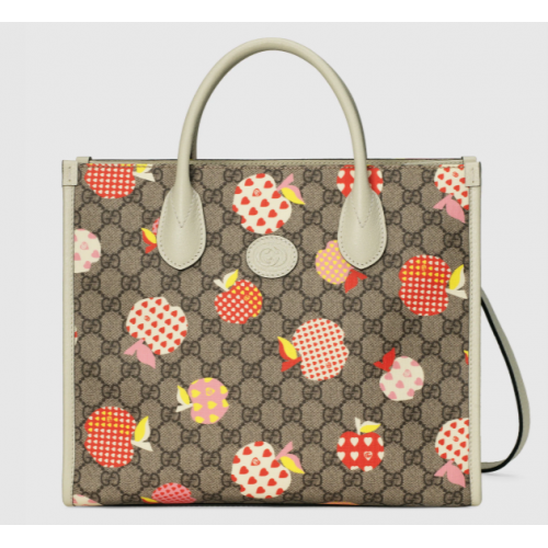 Gucci Les Pommes малка чантичка 659983 бяла