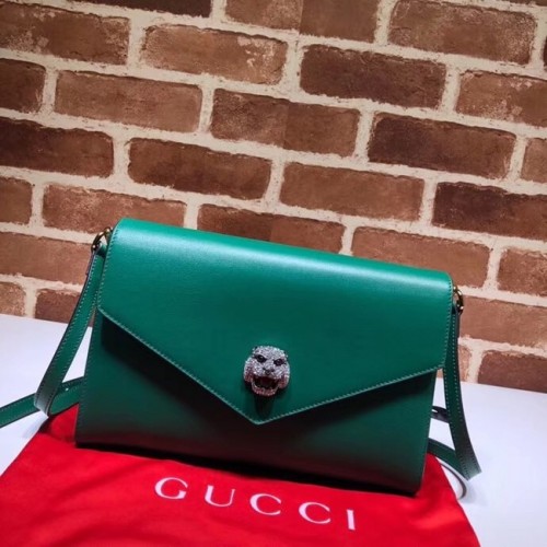 Чанта за рамо Gucci Medium 527857 Зелена