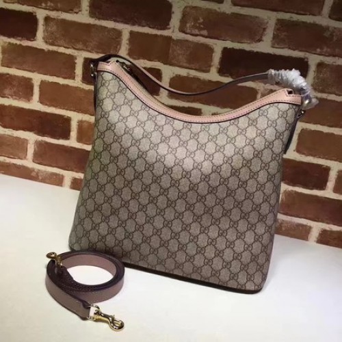 Чанта Gucci Miss GG Canvas Hobo 414930 Розова