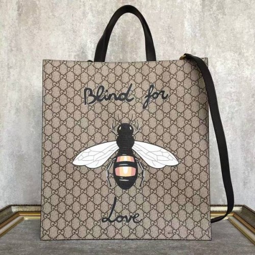 Чанта Gucci Now GG Canvas Tote 450950 Bee
