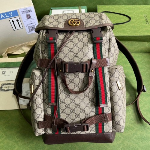 Раница Gucci Ophidia GG Supreme 690999 Кафява