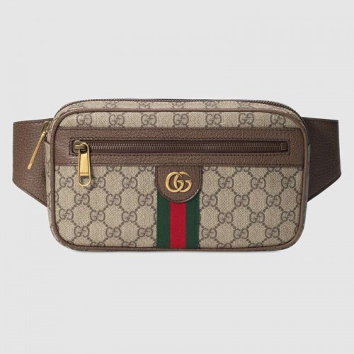 Чанта за колан Gucci Ophidia GG 574796 кафява