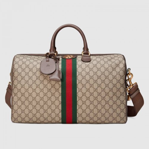 Gucci Ophidia GG средна чанта за носене 547953 кафява